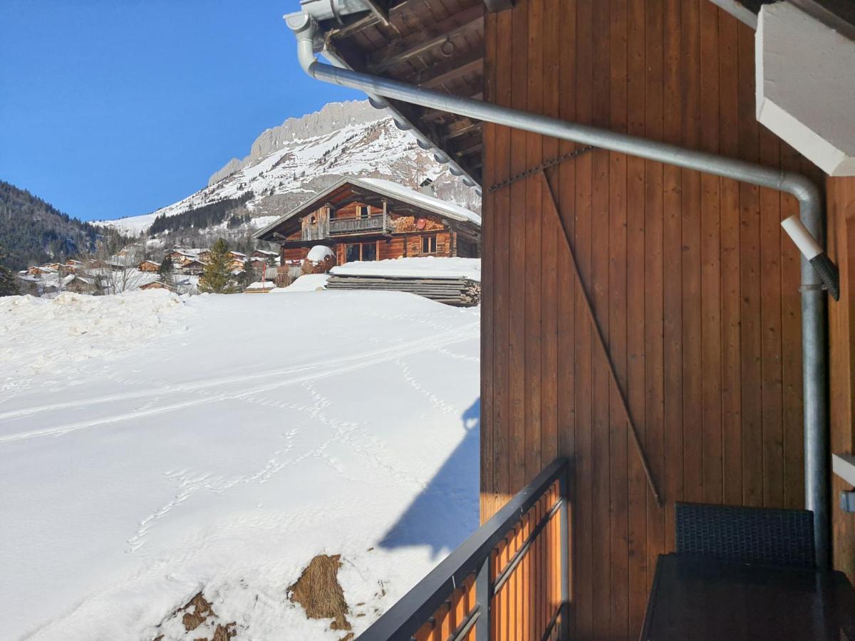 Apartament Le Borderan La Giettaz Zewnętrze zdjęcie